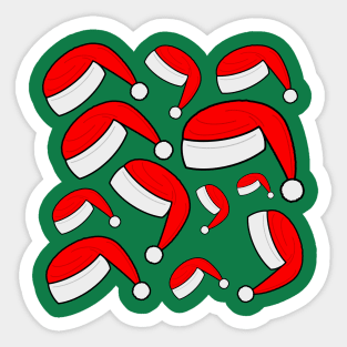 Santa left his hats Sticker
